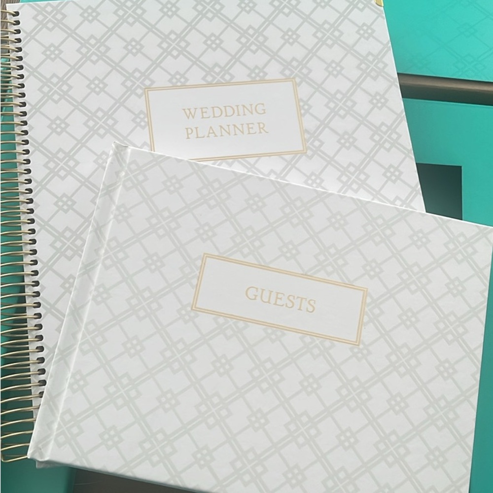 NEW Wedding Planner & Guest Book Set